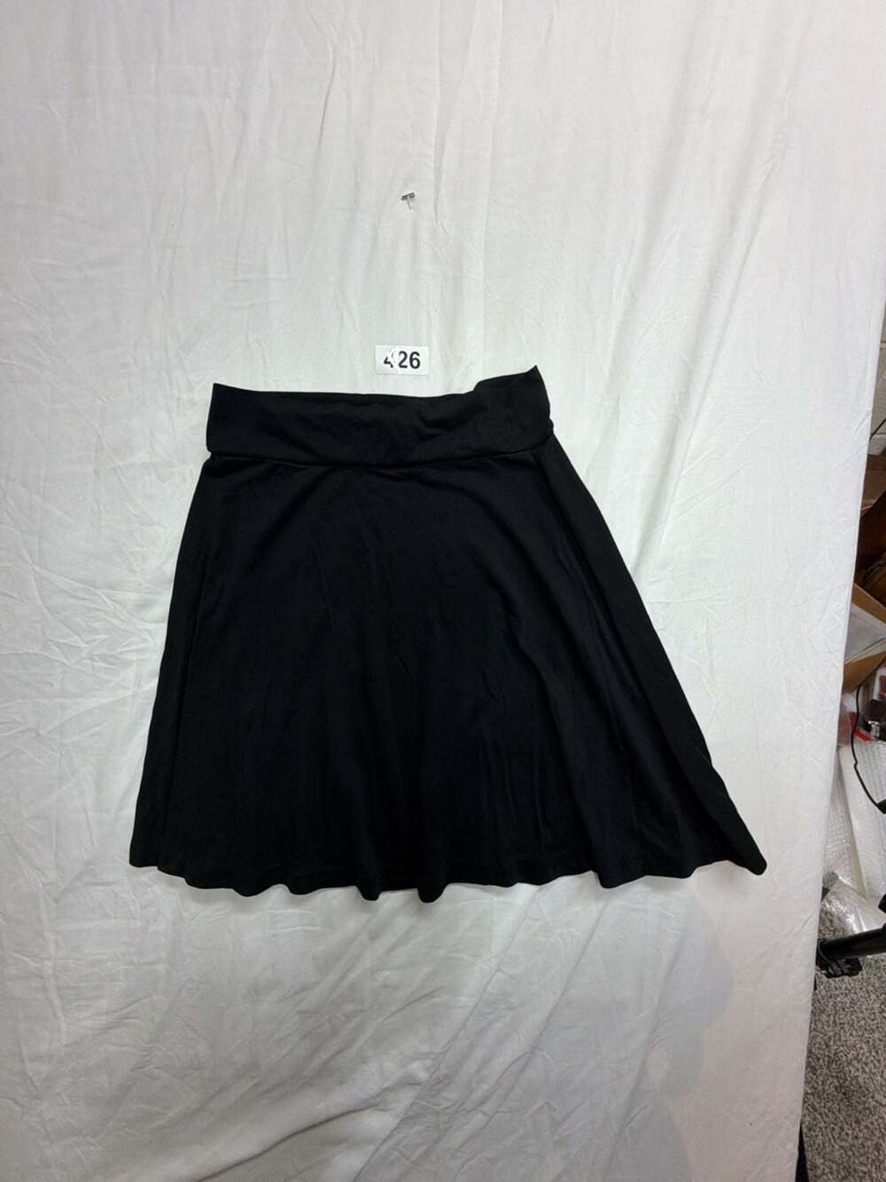Old Navy Skater Skirt Size XS Black Polyester Blend